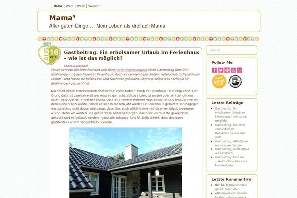 mamahochdrei.de site used It's a Girl