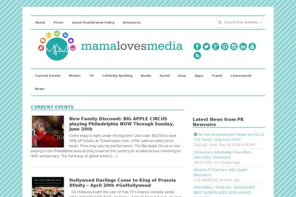 BlogNews theme site design template sample