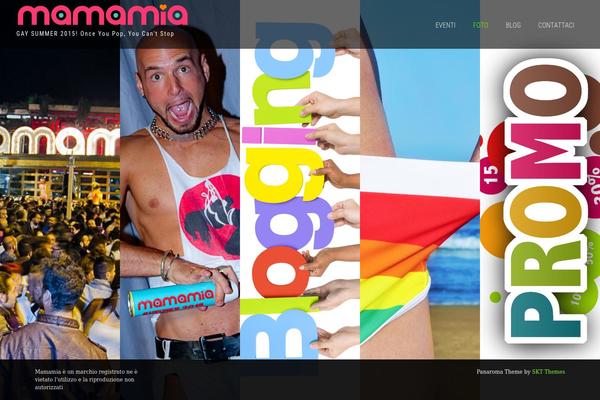 Panaroma theme site design template sample