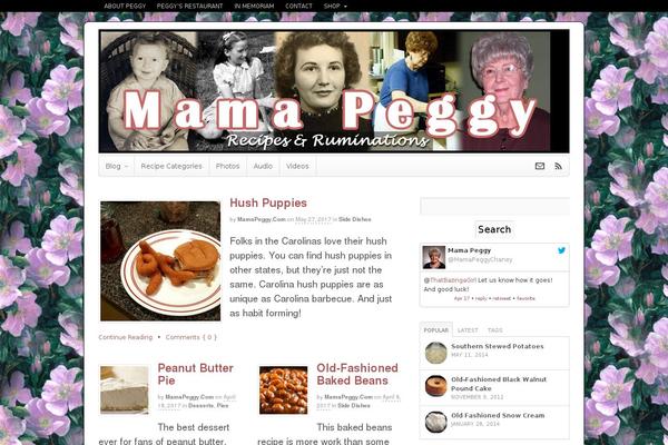 mamapeggy.com site used Ranna