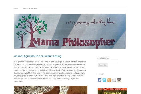 Twenty Twelve theme site design template sample