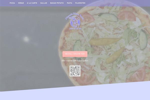 Pizzeria theme site design template sample