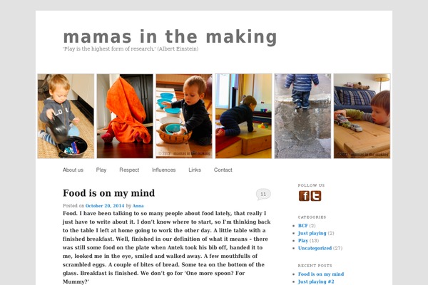 WordPress website example screenshot