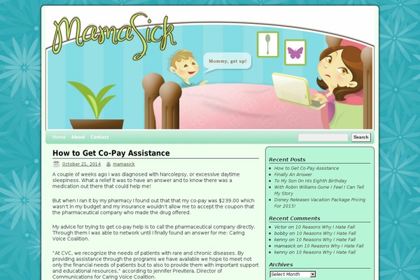 mamasick.com site used Weaver
