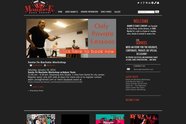 WordPress website example screenshot