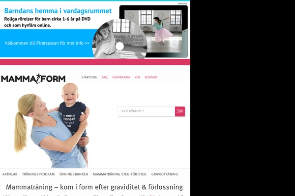 mammaiform.se site used Mammaiform2