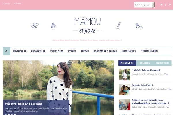 mamou-stylove.cz site used Blogmag-theme