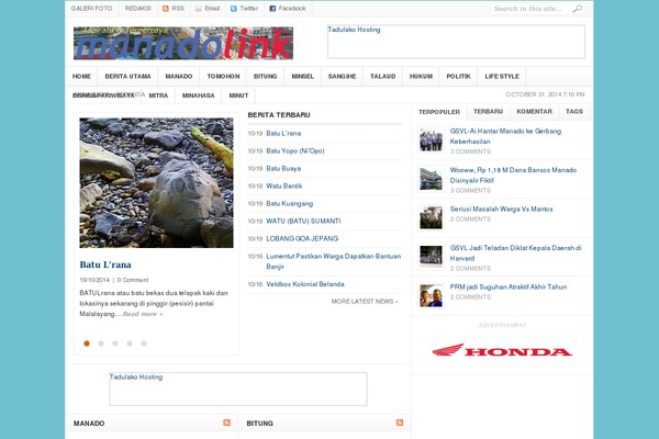 WordPress website example screenshot