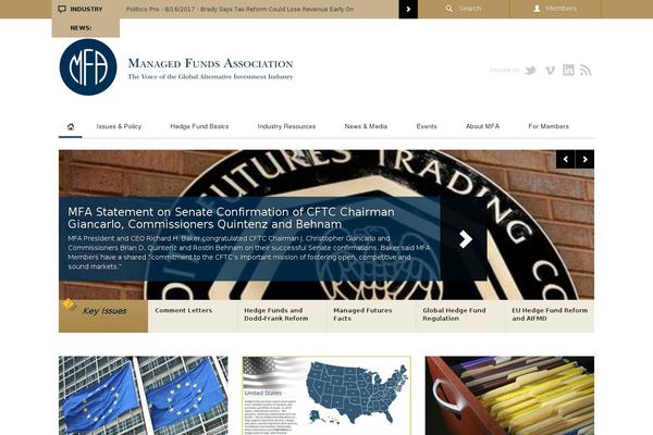 mfa theme websites examples