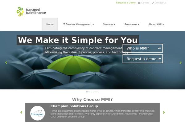 Mmi theme site design template sample