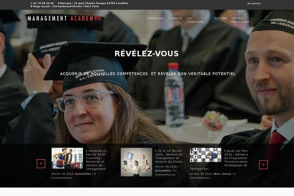 managementacademy.fr site used Management-academy