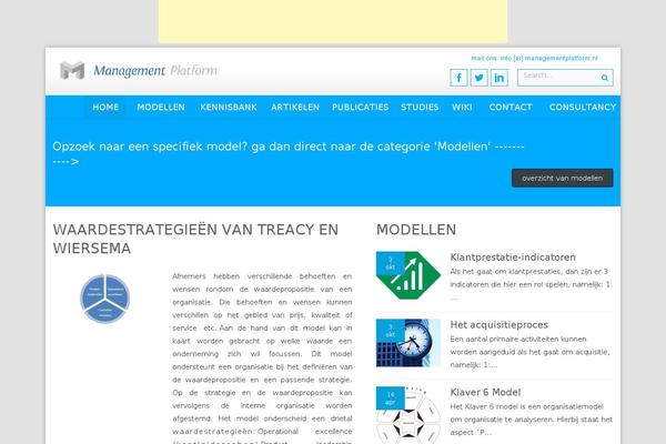 managementplatform.nl site used Wpex-today