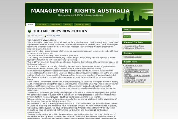 managementrightsaustralia.com site used Mra