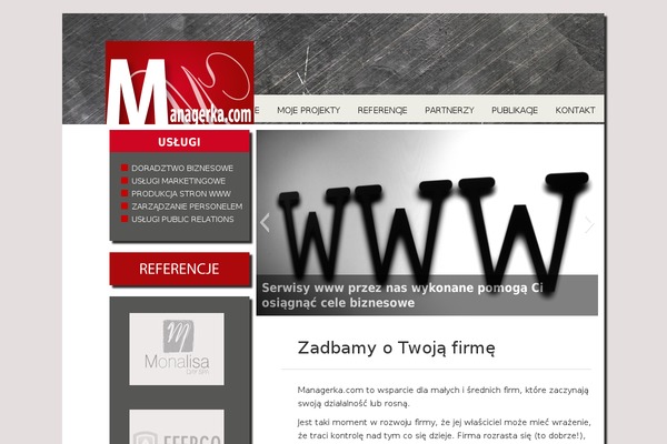 WordPress website example screenshot