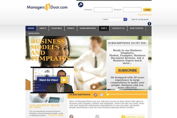 managersdoor.com site used Managersdoor