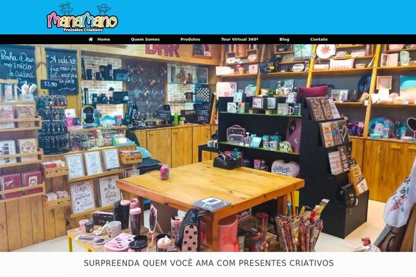 Vantage theme site design template sample