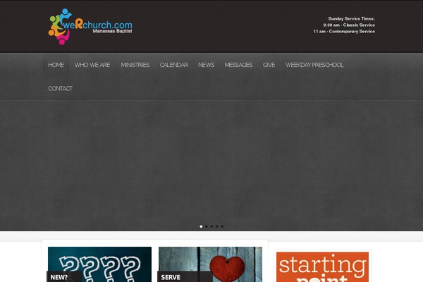 WordPress website example screenshot