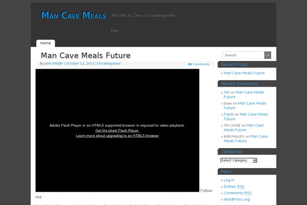 WordPress website example screenshot