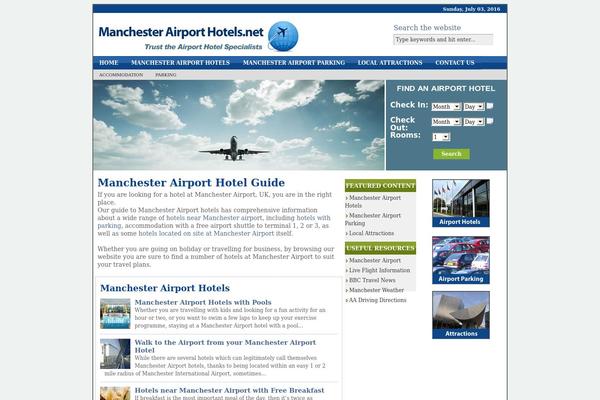 Airport theme site design template sample