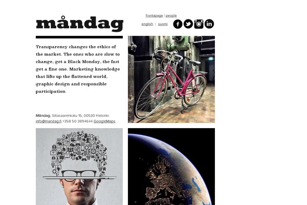 mandag.fi site used Mondag