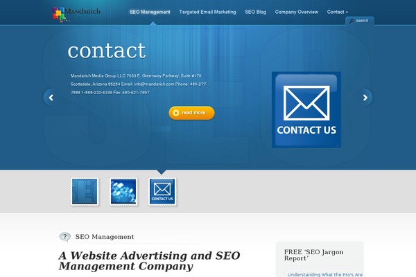 WordPress website example screenshot