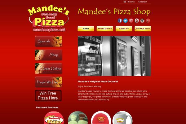 mandeespizza.net site used Pizzeria