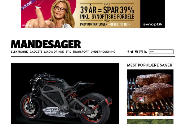 mandesager.dk site used Mandesager-3.0