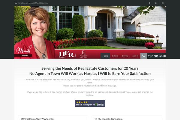 Realhomes Theme theme site design template sample