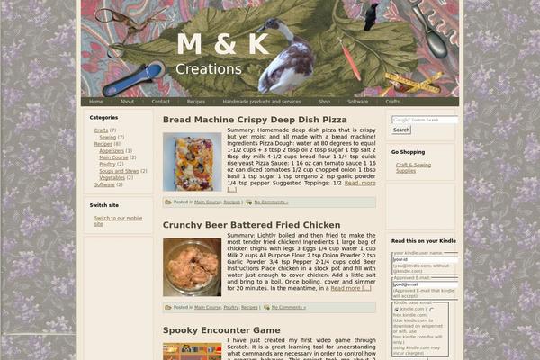 mandkcreations.com site used Mkcreationsv2