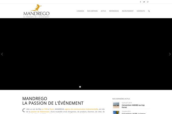 Enfold theme site design template sample