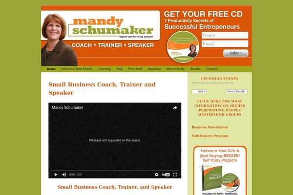 WordPress website example screenshot