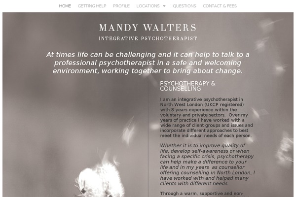 mandywalterscounselling.co.uk site used Mandywalters