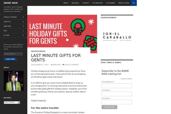 WordPress website example screenshot