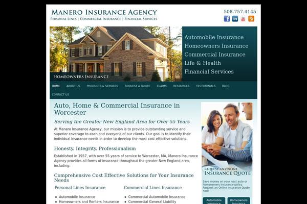 maneroinsuranceagency.com site used Blanktwo