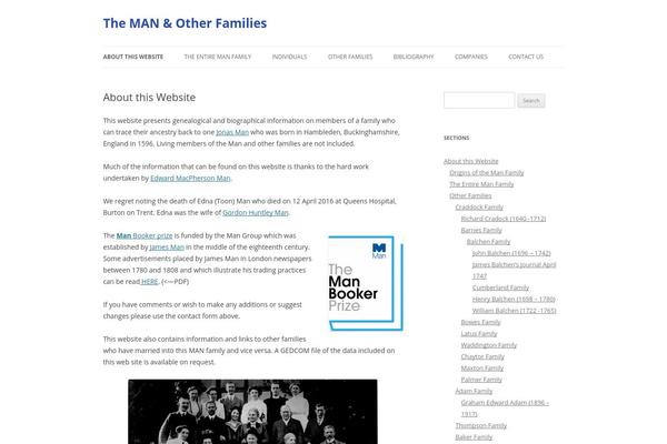WordPress website example screenshot