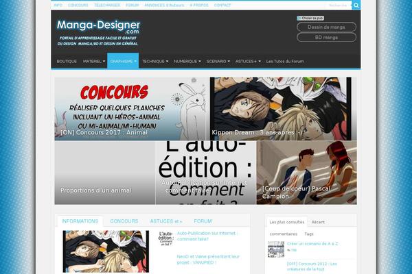 manga-designer.com site used Finewp