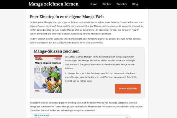 manga-zeichnen-lernen.de site used Bootstrap