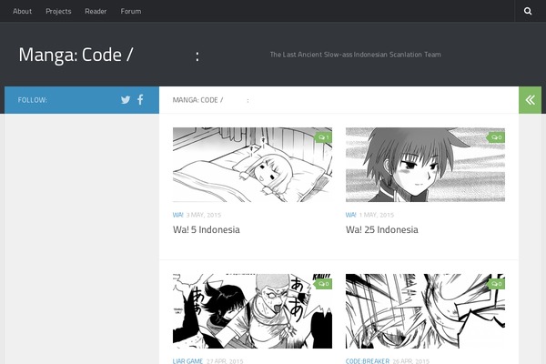Hueman theme site design template sample