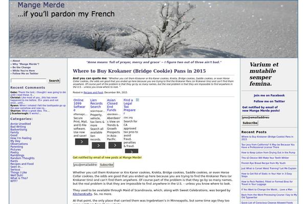 WordPress website example screenshot