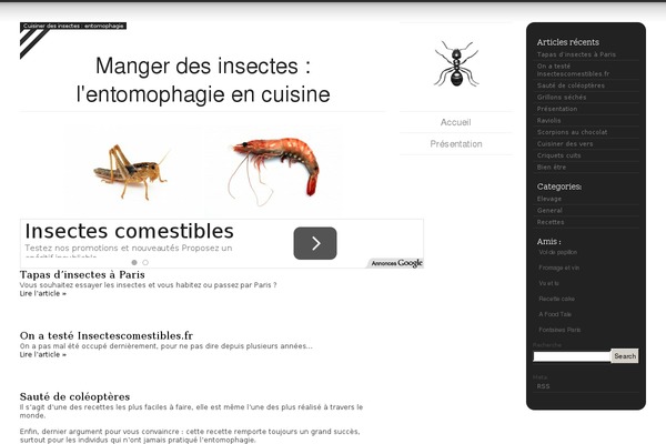 manger-insectes.fr site used Fluidsolution