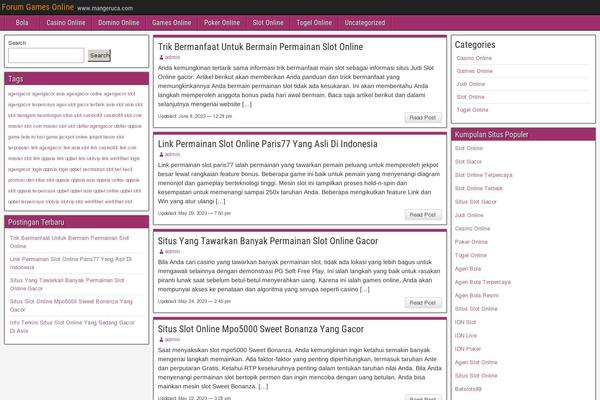 WordPress website example screenshot