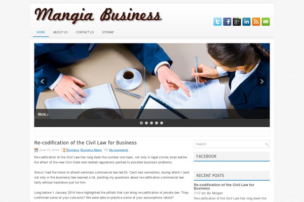 WordPress website example screenshot