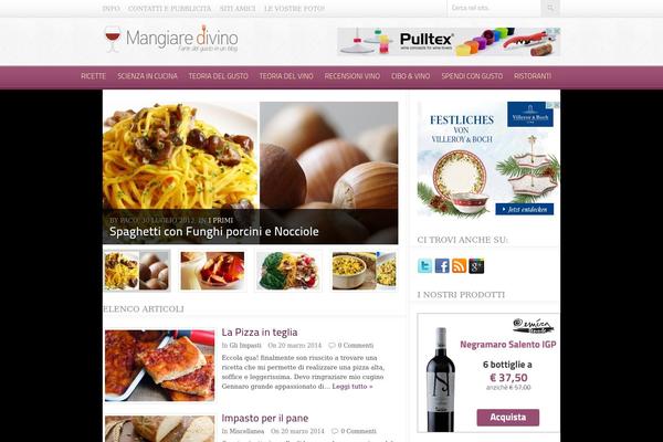 Foodpress theme site design template sample