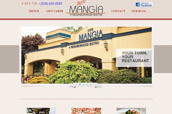 mangiarestaurant.com site used Mangia