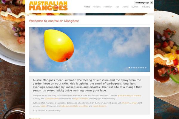 mangoes.net.au site used Mangoes