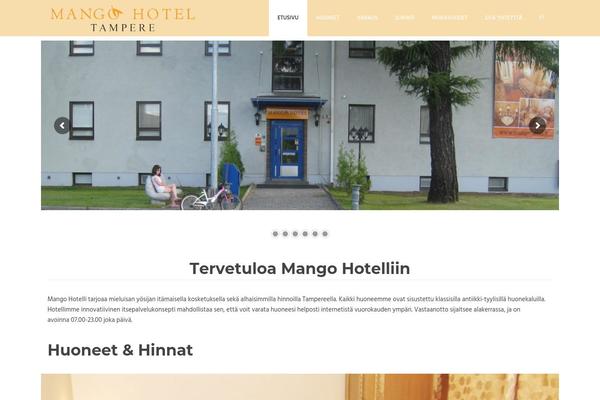 Mango theme site design template sample