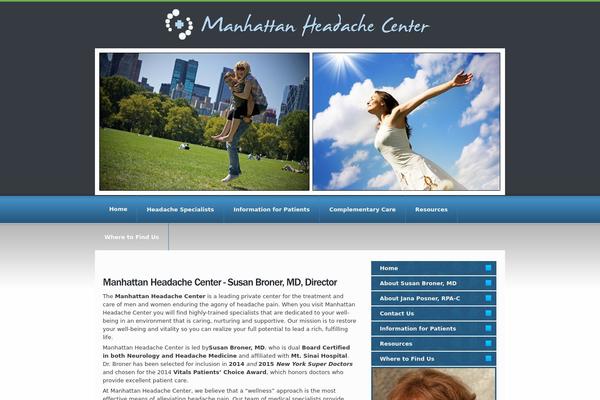 Manhattan theme site design template sample
