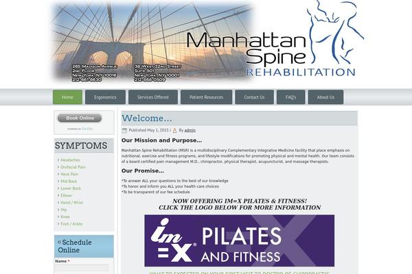 manhattanspinerehab.com site used Mspine6