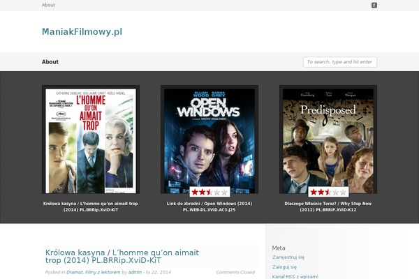 maniakfilmowy.pl site used Reviewer