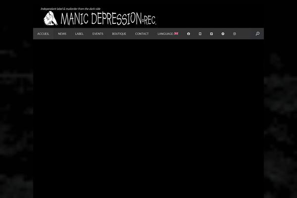 manicdepressionrecords.com site used Manictheme